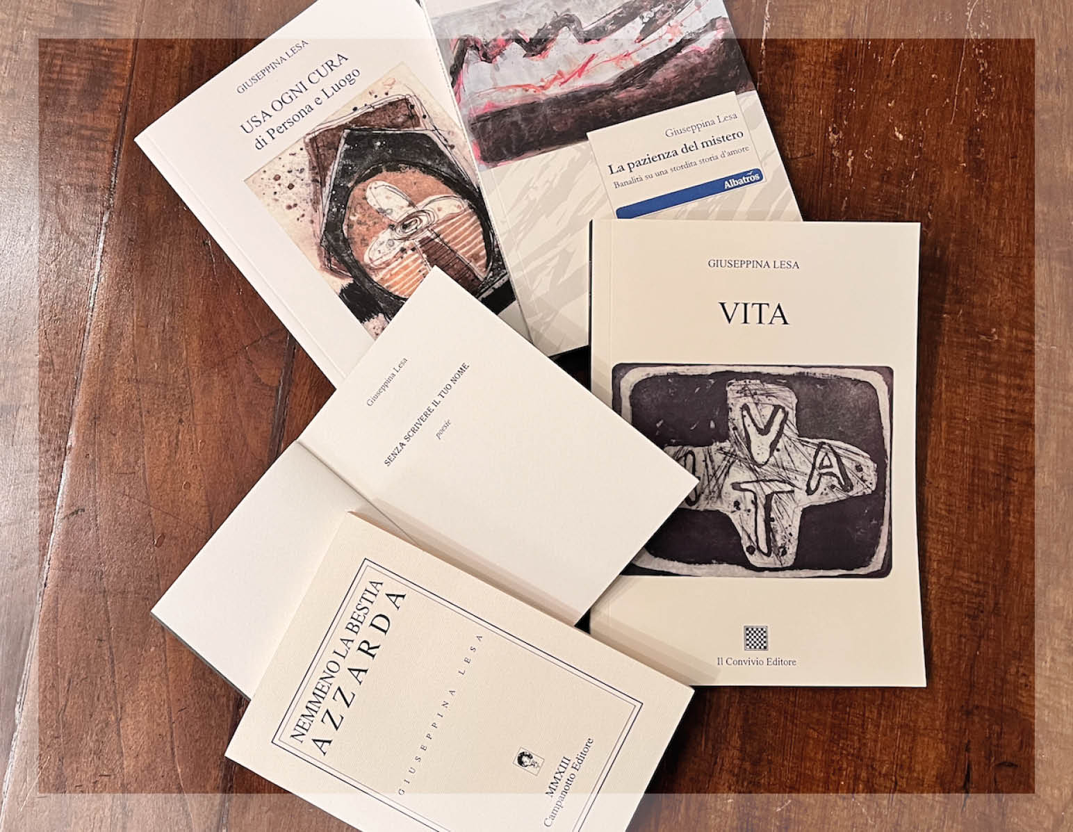 Raccolte poetiche Giuseppina Lesa
